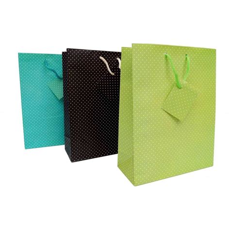 Bolsas De Regalo Puntitos Mediana X Unidades Generico Falabella