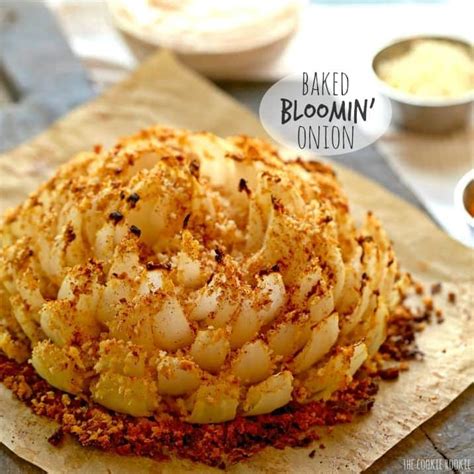 Baked Blooming Onion Healthier Bloomin Onion The Cookie Rookie