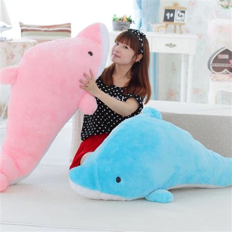 Dorimytrader Huge Soft Sea Animals Dolphins Plush Toy Lovely Large