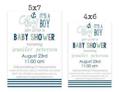 Free Nautical Baby Shower Invitations Cutesy Crafts