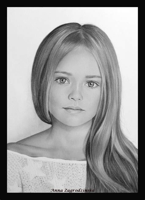 Dessin Dessin Portrait D Une Fille