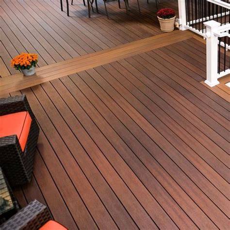 Wood Plastic Composite Deck Board Symmetry Fiberon Llc Wood Look Grooved Sustainable