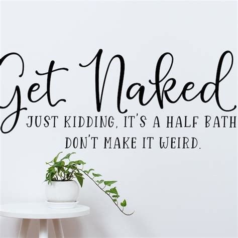 Get Naked Decal Etsy