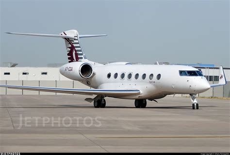 A Cga Gulfstream G Er Qatar Executive Ohare Planespotter