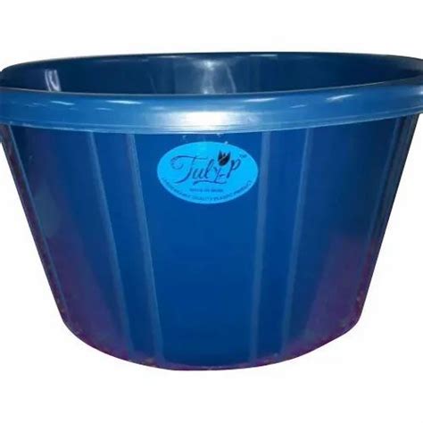 Ppcp Tulip Blue Plastic Tub Model Number T Capacity L At Rs