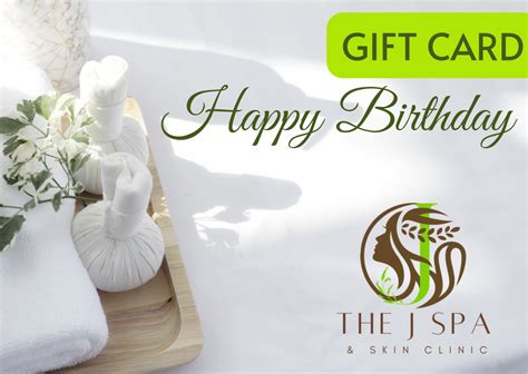 Gift Card – The J Spa & Skin Clinic