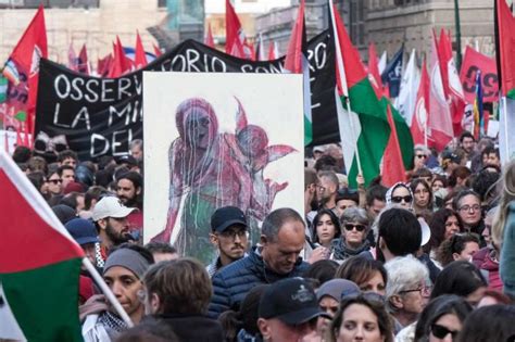 Corteo Pro Palestina A Roma Dago Fotogallery