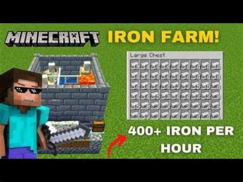 I Made An Iron Farm In My Minecraft Hardcore World YouTube