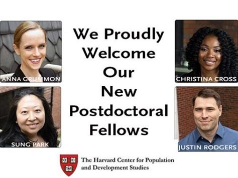 Harvard Pop Center Welcomes New Cadre Of Postdoc Fellows Harvard