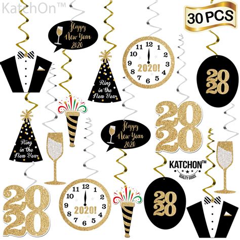 Buy Katchon Happy New Year Hanging Swirls Pack Of No Diy