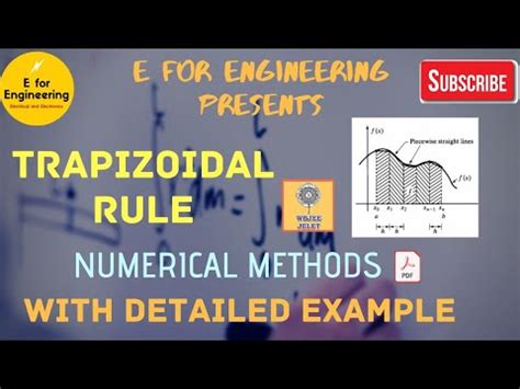 Trapizoidal Method Numerical Methods Engineering Mathematics YouTube