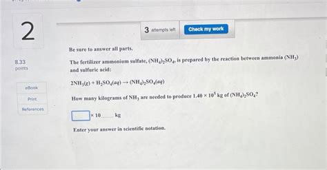 Solved Attempts Lett Check My Work Points Be Sure Chegg