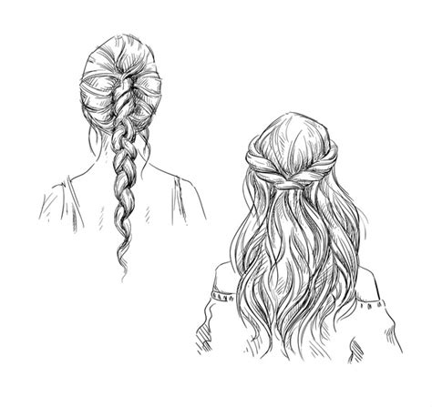 3,012 Braided Hair Sketch Royalty-Free Images, Stock Photos & Pictures ...