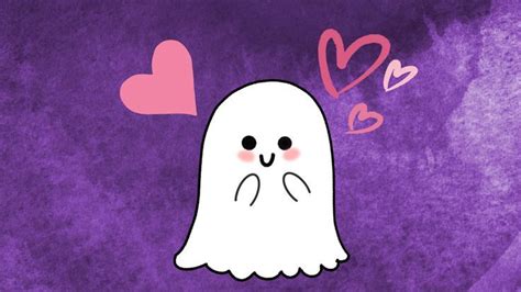 cute ghost halloween wallpaper aesthetic desktop iPhone in 2023 ...