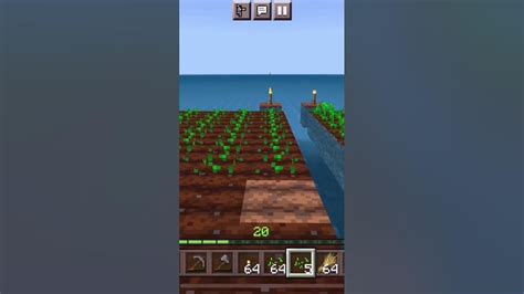 Minecraftマイクラ田んぼ田植え作業😁☘️♫shorts Youtube