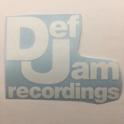 Def Jam Recordings Logo High Quality Die Cut Sticker Hip Hop Rap Old ...