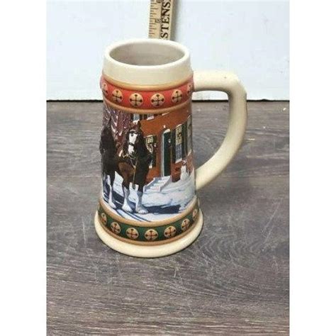 Budweiser Stein Hometown Holiday Etsy