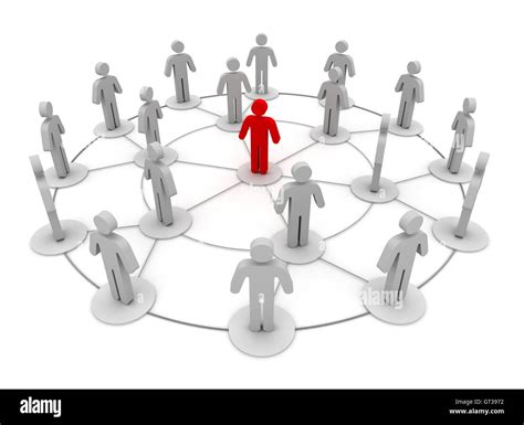 Human Connections Concept 3d Illustration Stock Photo Alamy