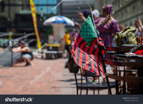 Black Liberation African American Flag Blurred Stock Photo 1994725367 ...