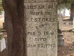 Susan Maria Craddock Stokes M Morial Find A Grave