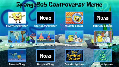 My SpongeBob Controversy Meme by LilMRB127 on DeviantArt