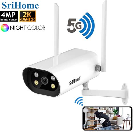 Srihome Sh K Qhd G Wifi Camera Cctv Outdoor Ip Security