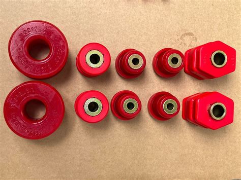 Energy Suspension Hyper Flex Bushing Kit Red For Civic EK 96 00 D16Y7