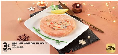 Promo M Daillon De Saumon Farci La Royale Chez E Leclerc Icatalogue Fr