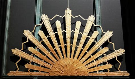 Brass Sunburst Sun Art Deco Photograph By Marilyn Hunt Pixels