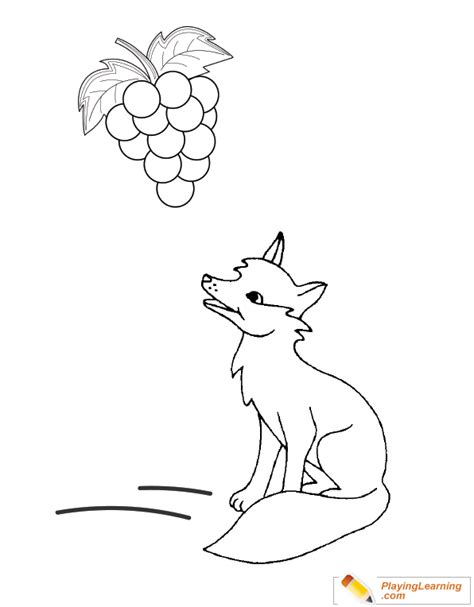 The Fox & The Grapes Fable Story | Playing Learning