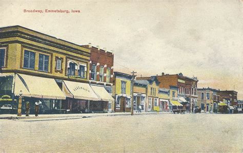 Emmetsburg Iowa Broadway Business District A Photo On Flickriver