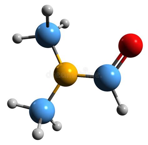 Imagen De La F Rmula Esquel Tica De Dimetilformamida Stock De