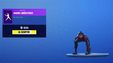 Fortnite New Emote Danse LibÉratrice Nouvelle Danse Youtube