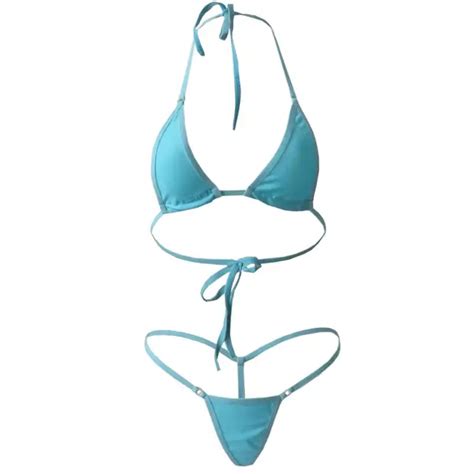 Kakaforsa Sexy Micro Mini Bikini Er Tica Mujer Transparente Trajes De