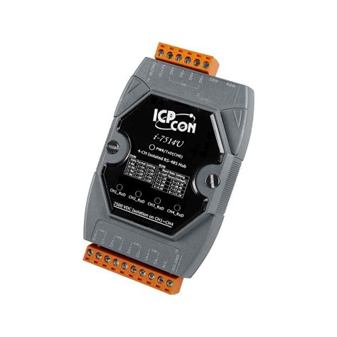 ICP DAS I-7513U-G CR, 4 x RS485 Repeater/splitter/Extender. RS485 ...
