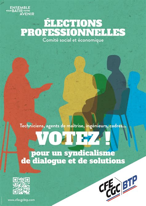 Des Affiches Pour Vos Campagnes Lectorales Cfe Cgc Btp