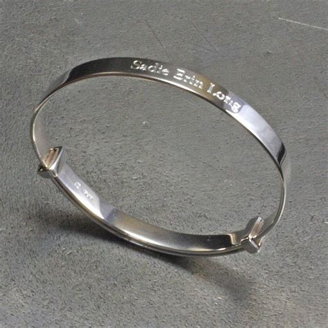 Childs Silver Expanding Bangle By Hersey Silversmiths