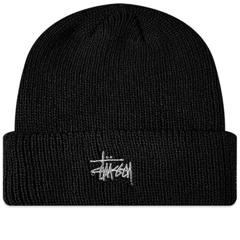 Stussy Basic Cuff Beanie Black End Kr