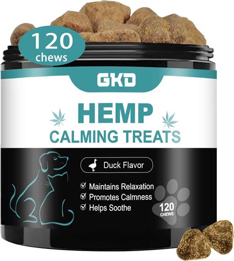 Hemp Calming Chews For Dogs Dog Calming Treats Anxiety