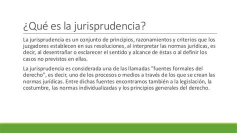 El Concepto De Jurisprudencia