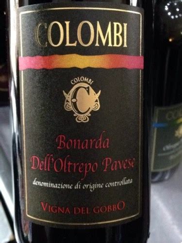 Colombi Vigna Del Gobbo Dell Oltrepo Pavese Bonarda Vivino Brasil