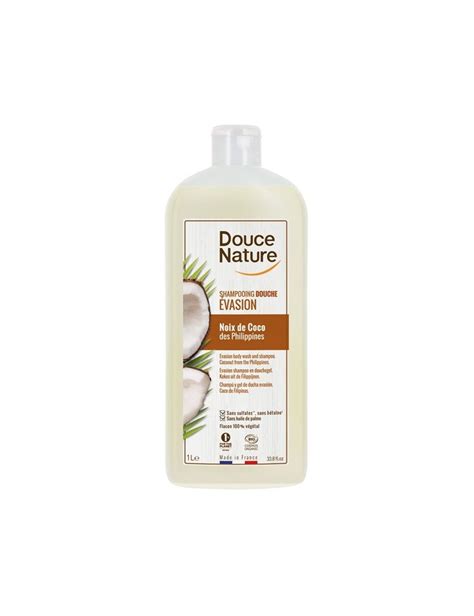 Shampoing Douche 1L Noix De Coco DOUCE NATURE