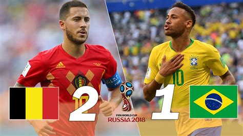 Bélgica 2 X 1 Brasil Melhores Momentos Hd 720p Copa Do Mundo 2018