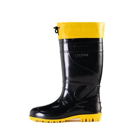 Bota De PVC Cano Extra Longo 40cm Preta Innpro CA49855