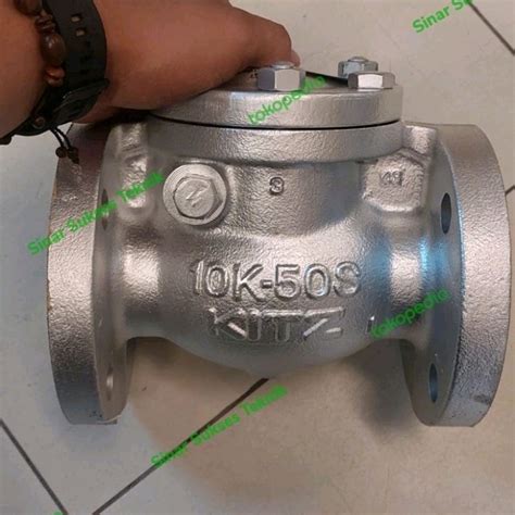 Jual Check Valve Kitz 3 Inch Flange Jis 10k Jakarta Barat Sinar