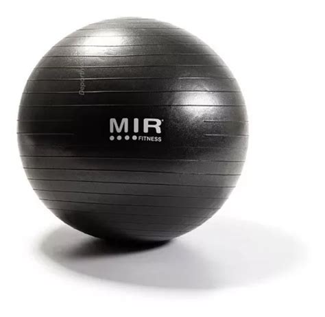 Pelota Esferodinamia 65 Reforzada Mir Negro Medicinal En3x