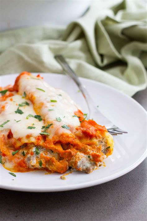 Ground Beef Stuffed Manicotti Taste And Tell