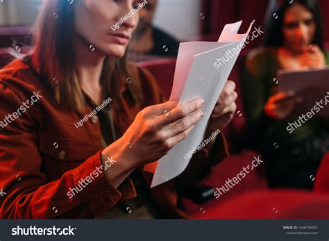 Young Actors Actress Reading Scripts Theater Stock Photo 1658758321 ...