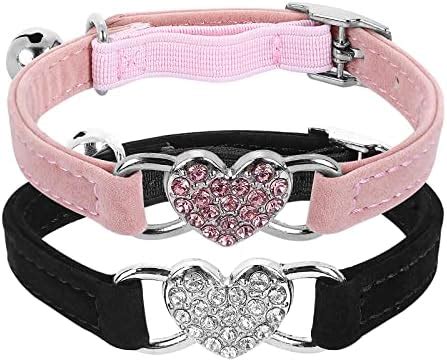 Cobee Bling Heart Katzenhalsband Mit Glocke Verstellbares