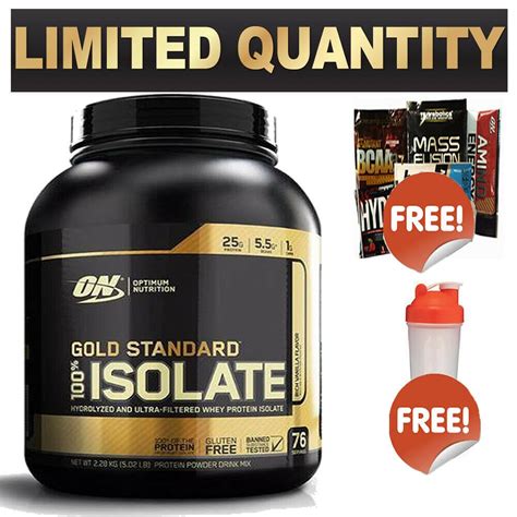 Optimum Nutrition Gold Standard Isolate Serves Whey Wpi Protein